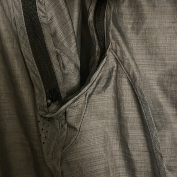 Nike Gray High Collar Lughtweight Jacket Convertible Vest XS - Picture 16 of 16